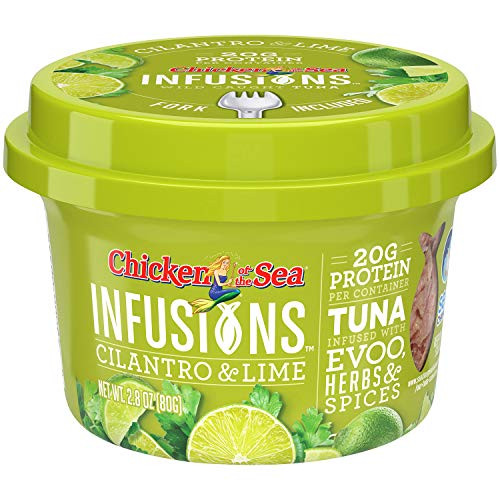 Chicken of the Sea Infusions Tuna Cilantro and Lime 2.8 Oz Cups Pack of 6 Chicken of the Sea Infusions Tuna Cilantro and Lime 2.8 Oz Cups Pack of 6
