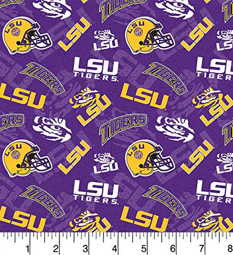 LSU Cotton Fabric with New Tone ON Tone Design Newest Pattern