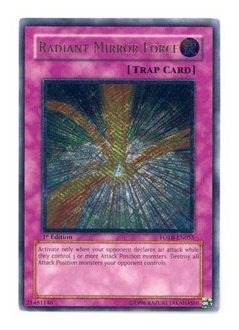 Yu-Gi-Oh! - Radiant Mirror Force  FOTB-EN055  - Force of The Breaker - 1st Edition - Ultimate Rare