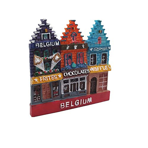 Belgium 3D Fridge Magnet Travel Souvenir Gift Collection Home  and  Kitchen Decoration Magnetic Sticker Belgium Refrigerator Magnet