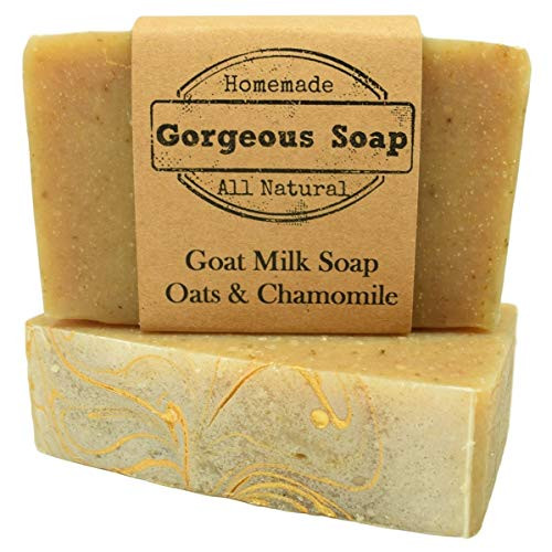 Oats  and  Chamomile Goat Milk Soap - All Natural Soap  Handmade Soap  Homemade Soap  Handcrafted Soap