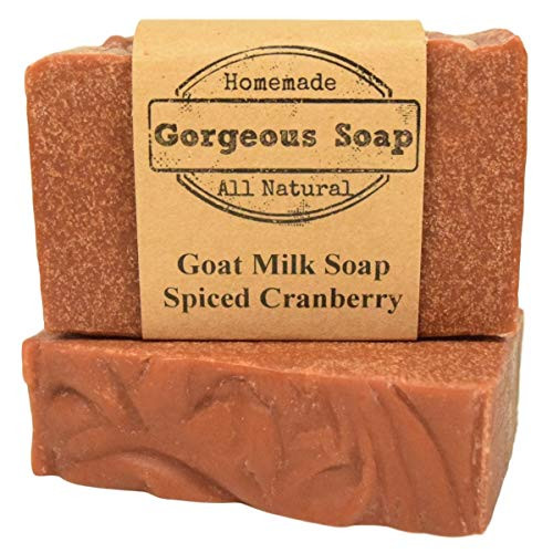 Spiced Cranberry Goat Milk Soap - All Natural Soap  Handmade Soap  Homemade Soap  Handcrafted Soap