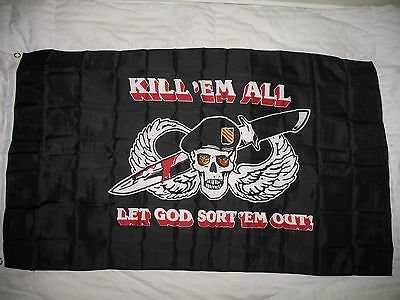 3x5 Special Forces Kill Them All Let God Sort Them Out Military Flag 3 x5