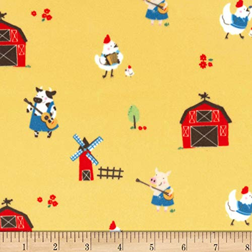 Michael Miller Minky Stay Tuned Fabric  Sun  Fabric By The Yard