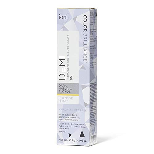 Ion Intensive Shine 6N Dark Natural Blonde Demi Permanent Creme Hair Color 6N Dark Natural Blonde Ion Intensive Shine 6N Dark Natural Blonde Demi Permanent Creme Hair Color 6N Dark Natural Blonde