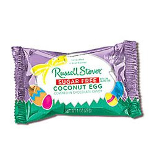 Russell Stover Sugar Free Chocolate Covered Coconut Easter Egg 1 oz EGG Pack of 6 Russell Stover Sugar Free Chocolate Covered Coconut Easter Egg 1 oz EGG Pack of 6