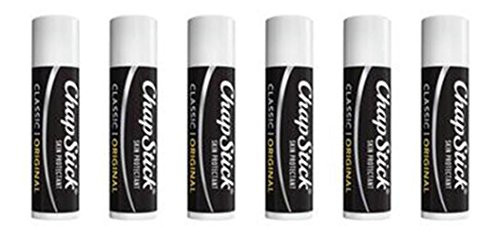 ChapStick Classic Original Skin Protectant   Sunscreen SPF 4  0.15 Ounces  Pack of 6