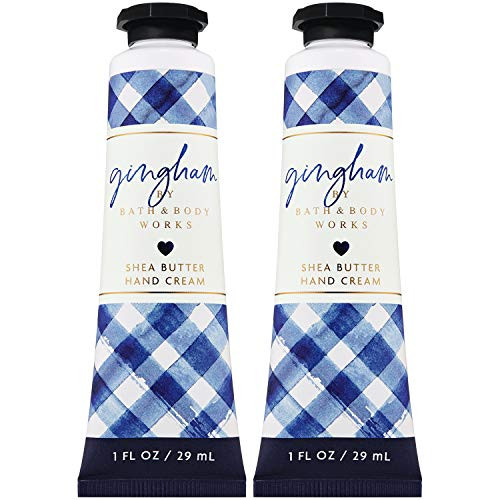 Bath and Body Works GINGHAM Shea Butter Hand Cream 1.0 Fluid Ounce  2-Pack