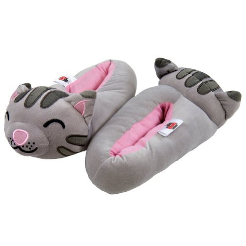 Big Bang Theory Soft Kitty Gray Slippers  Large