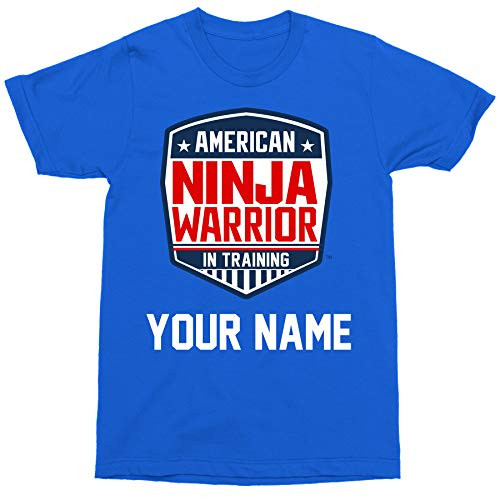 American Ninja Warrior in Training Kids Youth T-Shirt  Small  Blue