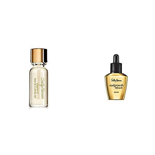 Sally Hansen Vitamin E Nail and Cuticle Oil  0.45 Fluid Ounce With Miracle Nails  0.37 Fl Oz  Pack of 1