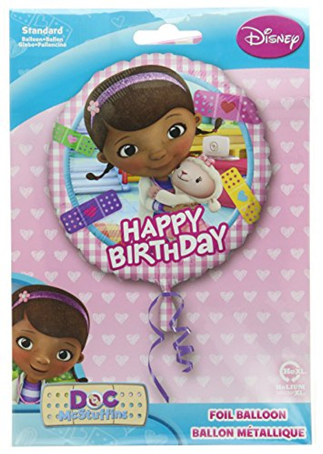 Anagram International HX Doc McStuffins Happy Birthday Party Balloons, Multicolor Anagram International HX Doc McStuffins Happy Birthday Party Balloons, Multicolor