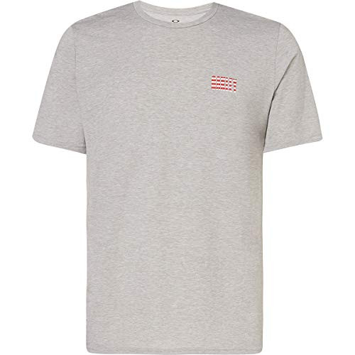 Oakley Men s USA Tee  New Granite Heather  M