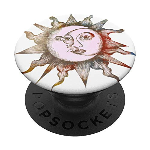Vintage Moon In Sun PopSockets PopGrip Swappable Grip for Phones and Tablets Vintage Moon In Sun PopSockets PopGrip Swappable Grip for Phones and Tablets
