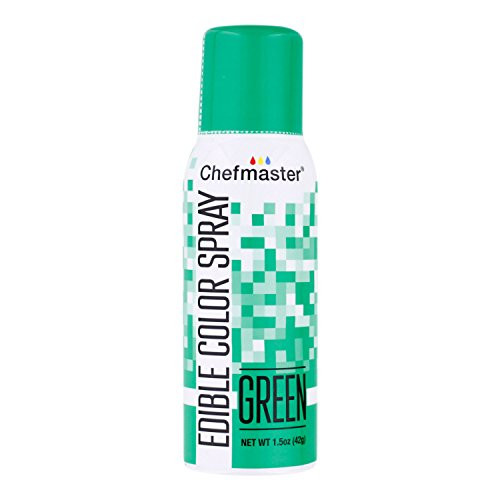 Chefmaster Edible Spray Cake Decorating Color 1.5oz Can - Green