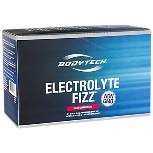 BodyTech Electrolyte Fizz Packets  Watermelon Supports Energy Endurance with 1200MG of Vitamin C  On The Go Refreshment  30 Packets
