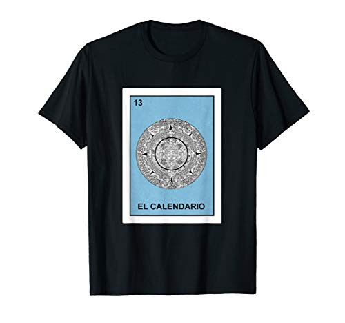 Aztec Calendar Shirt Mexican Mayan Sun Stone Lottery Gift T-Shirt