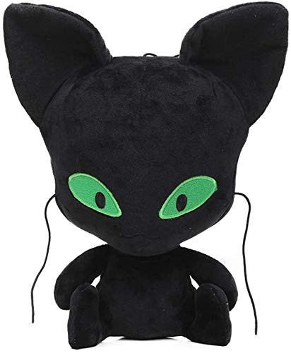 Plagg and Tikki Plush Doll Pendant Keychain Ladybug Cat Noir Lady Bug Adrien Marinette Soft Stuffed Dolls  30cma