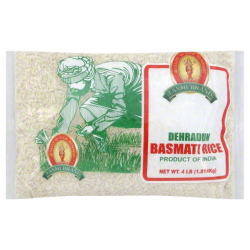 Laxmi All-Natural Gourmet Dehraduni White Basmati Rice - 4 Pounds