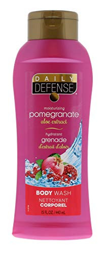 Daily defense body wash pomegranate  and  aloe 15 fluid ounce