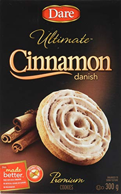 Dare Ultimates Cinnamon Danish Cookies 300g 10.6oz. Dare Ultimates Cinnamon Danish Cookies 300g 10.6oz.