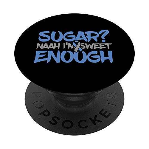 Funny Diabetes Awareness Gift I T1D T2D Diabetic Pancreas PopSockets Grip and Stand for Phones and Tablets