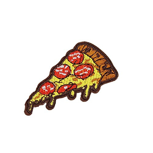 U-Sky Pizza Patch for Clothing, Pack of 3, Sew or Iron on Patches for Jeans, Jackets, Backpacks U-Sky Pizza Patch for Clothing, Pack of 3, Sew or Iron on Patches for Jeans, Jackets, Backpacks