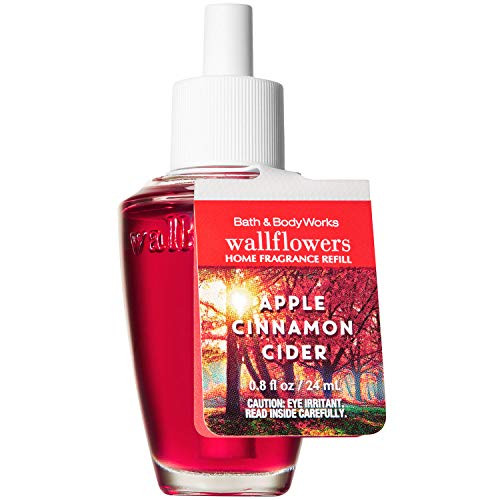 Bath and Body Works Apple Cinnamon Cider Wallflowers Fragrance Refill 0.8 Fluid Ounce 2019 Edition Bath and Body Works Apple Cinnamon Cider Wallflowers Fragrance Refill 0.8 Fluid Ounce 2019 Edition