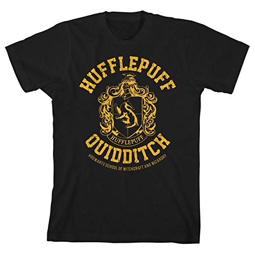 Harry Potter Gryffindor Slytherin Ravenclaw Hufflepuff Quidditch Boys Youth T-shirt Hufflepuff Small