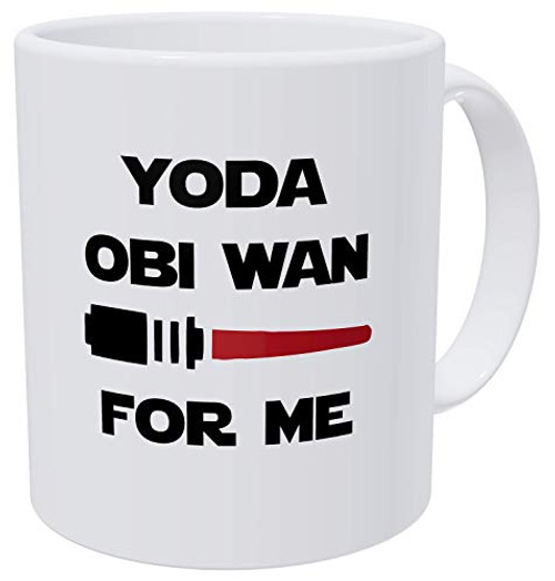 Willcallyou Yoda Obi Wan For Me Love Valentines Day 11 Ounces Funny White Coffee Mug Willcallyou Yoda Obi Wan For Me Love Valentines Day 11 Ounces Funny White Coffee Mug