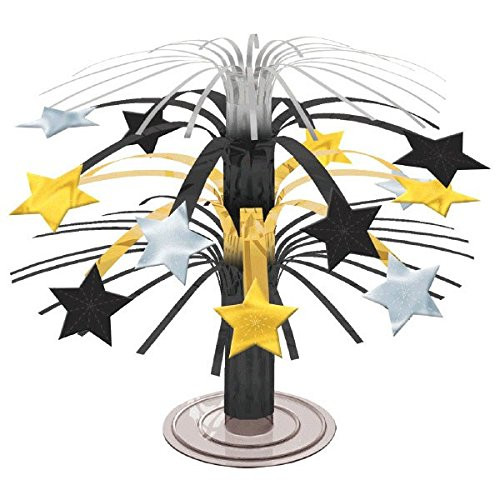 Amscan Movie Night Hollywood Themed Party Mini Cascade Table Centerpiece (1 Piece), Multi Color, 7.5"