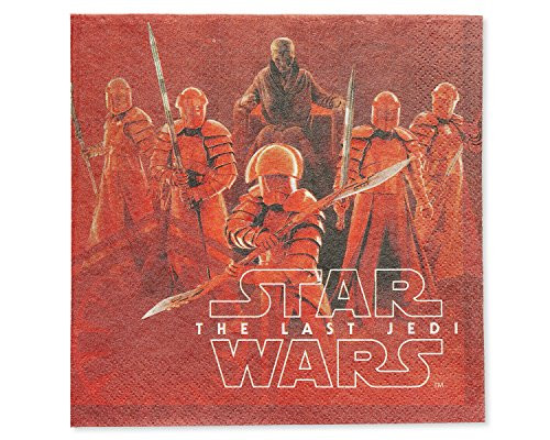 American Greetings Star Wars: the Last Jedi 16 Count Paper Party Napkins