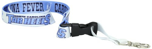 NCAA North Carolina Tar Heels Two-Tone Lanyard with Detachable Buckle NCAA North Carolina Tar Heels Two-Tone Lanyard with Detachable Buckle
