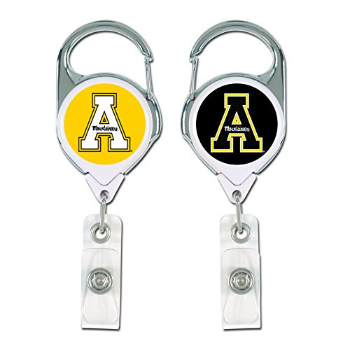 WinCraft NCAA Appalachian State Mountaineers Premium Retractable Badge Holder  One Size  Team Color