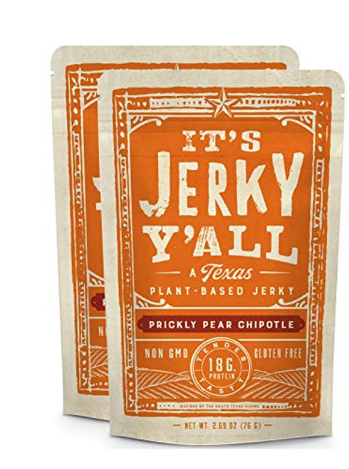 Vegan Jerky CHIPOTLE - Beyond Tender and Tasty Vegan Snacks - Low Carb Non-GMO Gluten-Free Vegetarian Whole30 2-Pack Vegan Jerky CHIPOTLE - Beyond Tender and Tasty Vegan Snacks - Low Carb Non-GMO Gluten-Free Vegetarian Whole30 2-Pack