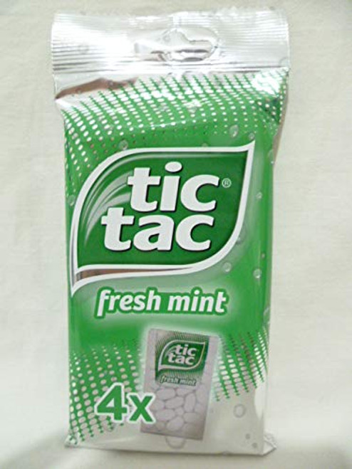 Original Tic Tac Fresh Mint Multi Pack Imported From The UK England The Best Of British Candy Tiny Little Hard Candies With A Strong And Satisfying Fresh Mint Flavor Tic Tac Fresh Mints 4 Pack 60g Original Tic Tac Fresh Mint Multi Pack Imported From The UK England The Best Of British Candy Tiny Little Hard Candies With A Strong And Satisfying Fresh Mint Flavor Tic Tac Fresh Mints 4 Pack 60g