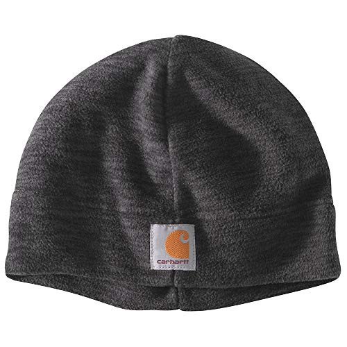 Carhartt Men s Fleece Hat  Black Steel Space Dye  OFA