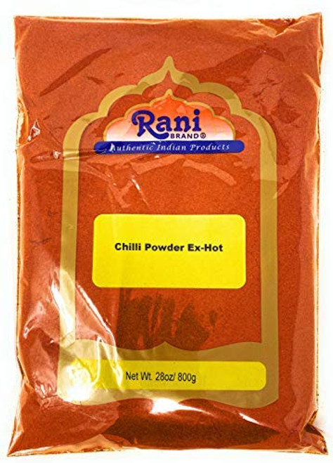 Rani Extra Hot Chilli Powder Indian Spice 800g  28oz  ~ All Natural  No Color added  Gluten Free Ingredients   Vegan   NON-GMO   No Salt or fillers