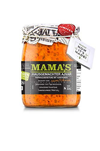 Mama s Homestyle Ajvar Roasted Pepper Spread Mild19oz By  Egourmet