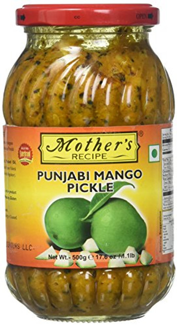 Mother s Recipe Punjabi Mango Pickle 500 Grams 17.64 Oz Mother s Recipe Punjabi Mango Pickle 500 Grams 17.64 Oz