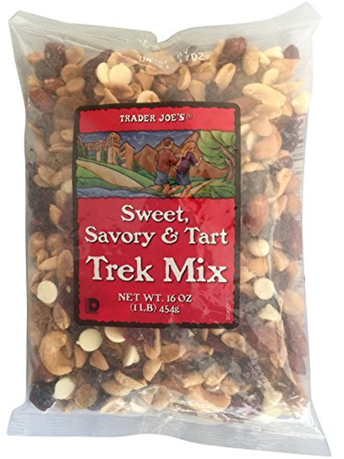 Trader Joes Sweet Savory and Tart Trek Mix 16 ounces Trader Joes Sweet Savory and Tart Trek Mix 16 ounces