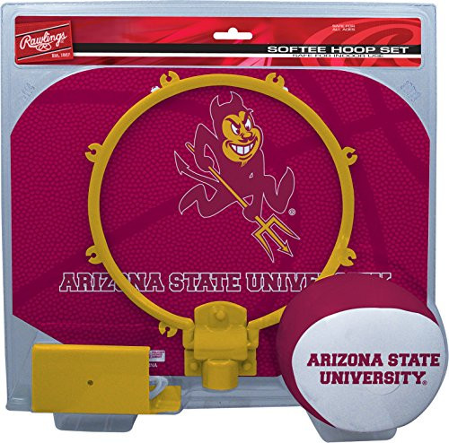 NCAA Arizona State Sun Devils Kids Slam Dunk Hoop Set  Maroon  Small