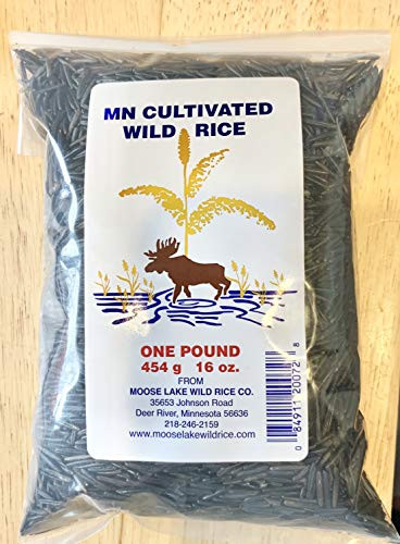 GLUTEN FREE  One Pound 100 percent All Natural Minnesota Cultivated Wild Rice