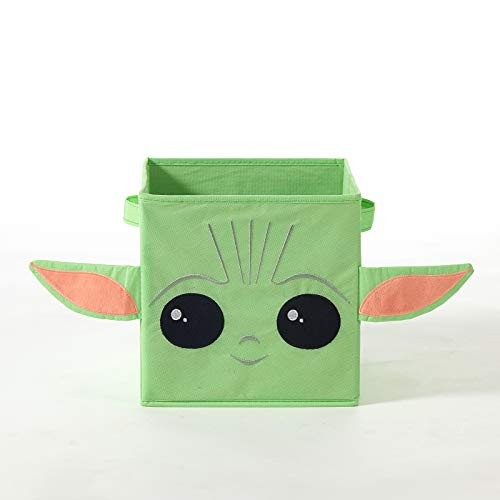Idea Nuova Star Wars  The Mandalorian  The Child Figural Storage Cube  10 inch inch x10 x10  WK330468