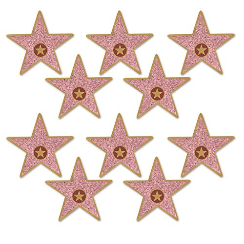 Beistle 58048 Mini"Star" Cutouts, 5", Multicolor