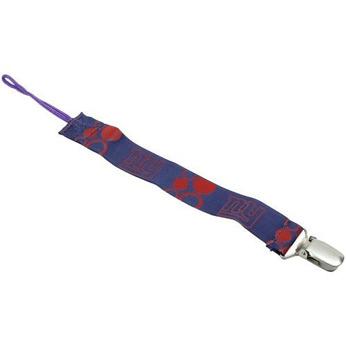 Baby Fanatic Pacifier Clip  New York Giants  Discontinued by Manufacturer Baby Fanatic Pacifier Clip  New York Giants  Discontinued by Manufacturer