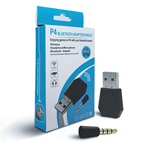 PS4 Bluetooth Dongle Adapter USB 4.0 RALAN Wireless Mini Microphone USB Audio Adapter Receiver Compatible with PS4 Playstation Support A2DP HFP HSP