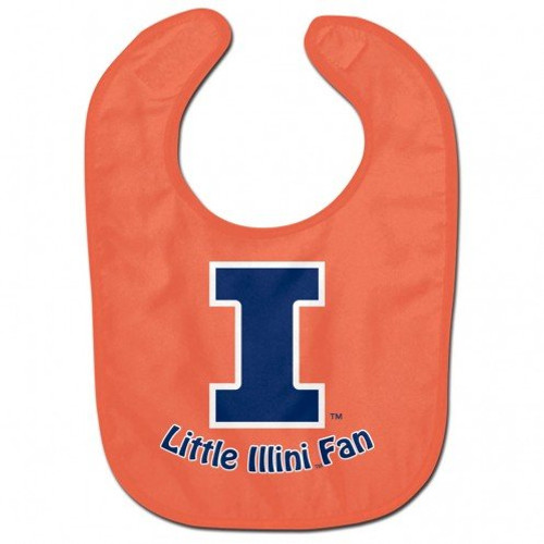 WinCraft NCAA University of Illinois WCRA2018124 All Pro Baby Bib WinCraft NCAA University of Illinois WCRA2018124 All Pro Baby Bib