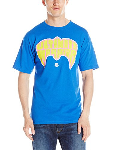 WWE Men s Legends Ultimate Warrior T-Shirt  Royal  Large