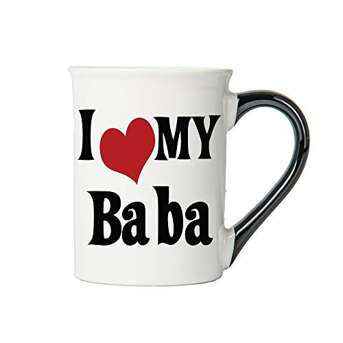 Cottage Creek Coffee Mug  Baba Gifts Large18 Ounce Ceramic I Love My Baba Coffee Mug   Baba Mug Best Baba Cups  White